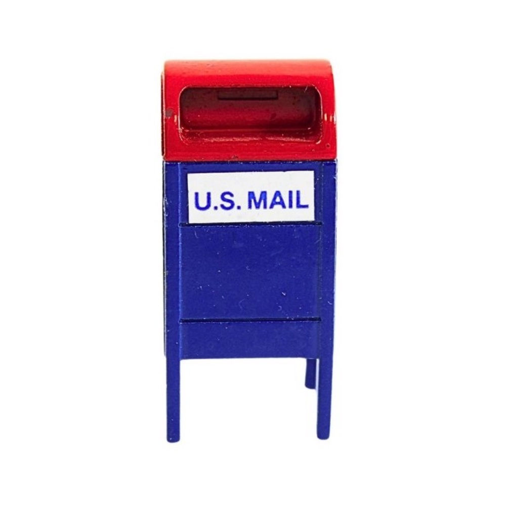 Department 56 Miniature U.S. Mailbox The Original Snow Village Accessory Retired